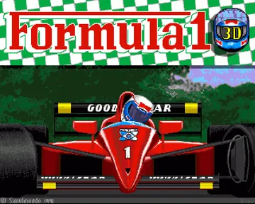 Formula 1 3D screen shot title